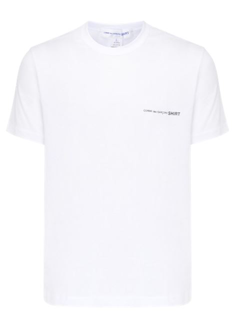 t-shirt knit uomo bianca COMME DES GARÇONS SHIRT | FO-T0263